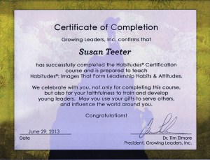 Habitude Certification
